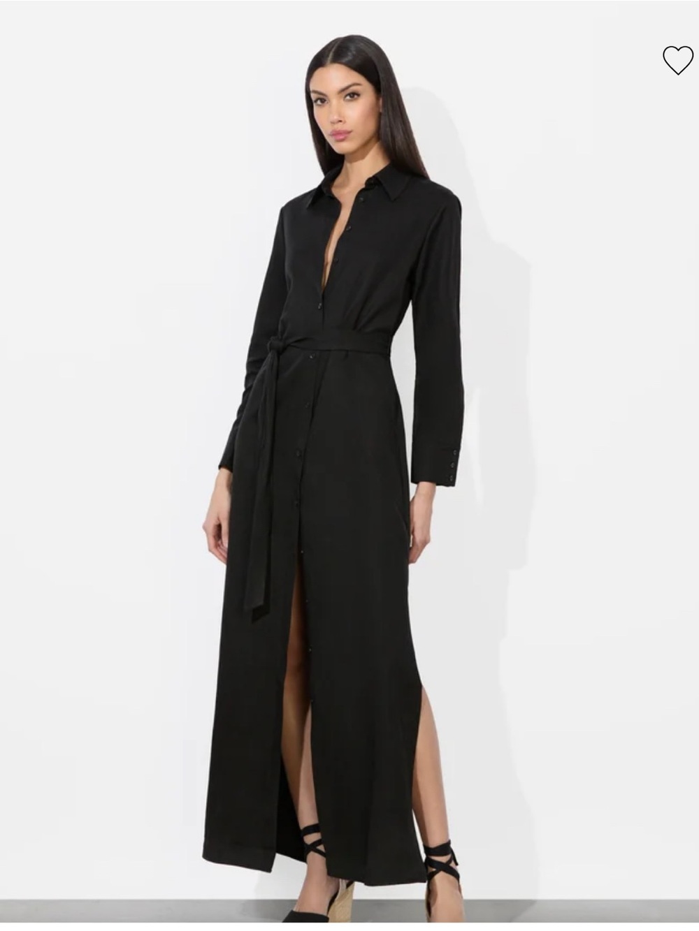 Alice + Olivia CHASSIDY LINEN MAXI DRESS